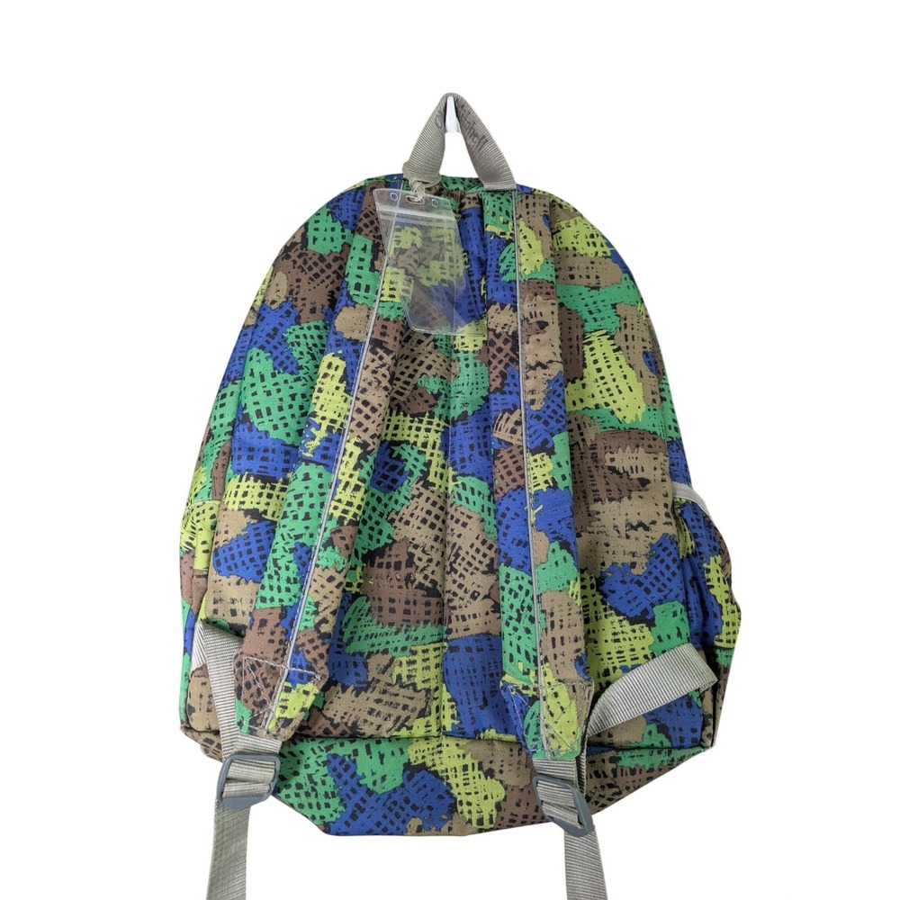 LL Bean BackPack 24L Green Blue Pixel Camo Reflective School Bag - Picture 9 of 12